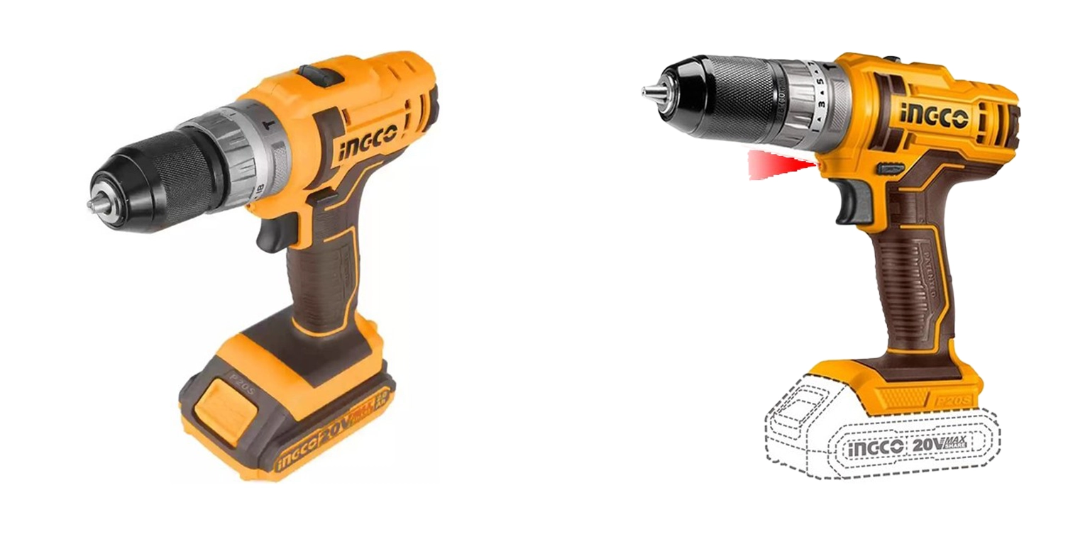 دریل شارژی 20 ولت چکشی مدل CIDLI201452