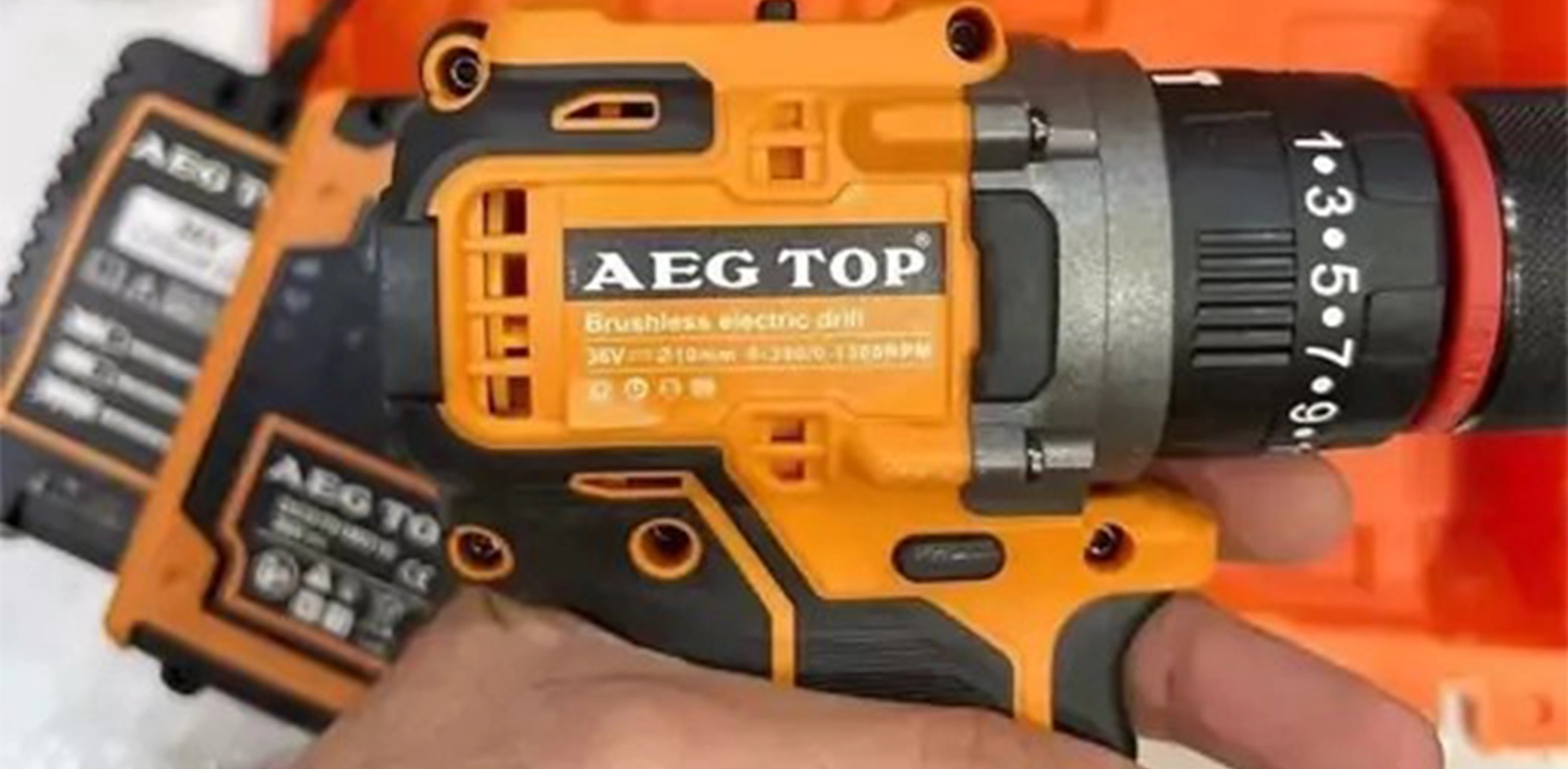 دریل شارژی آ ا گ مدل 36 ولت نیم پک