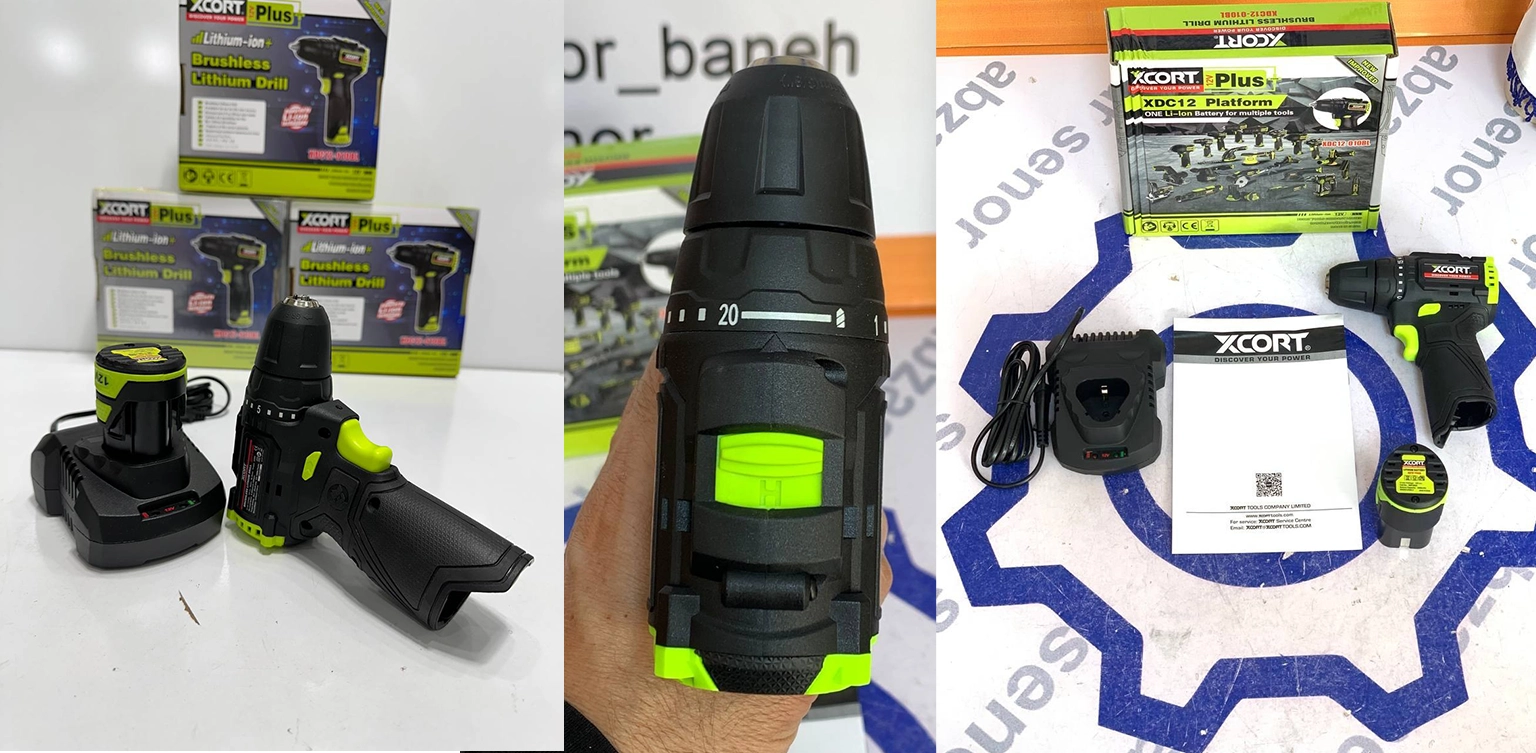 دریل شارژی 12 ولت ایکس کورت مدل XDC12-010-BL