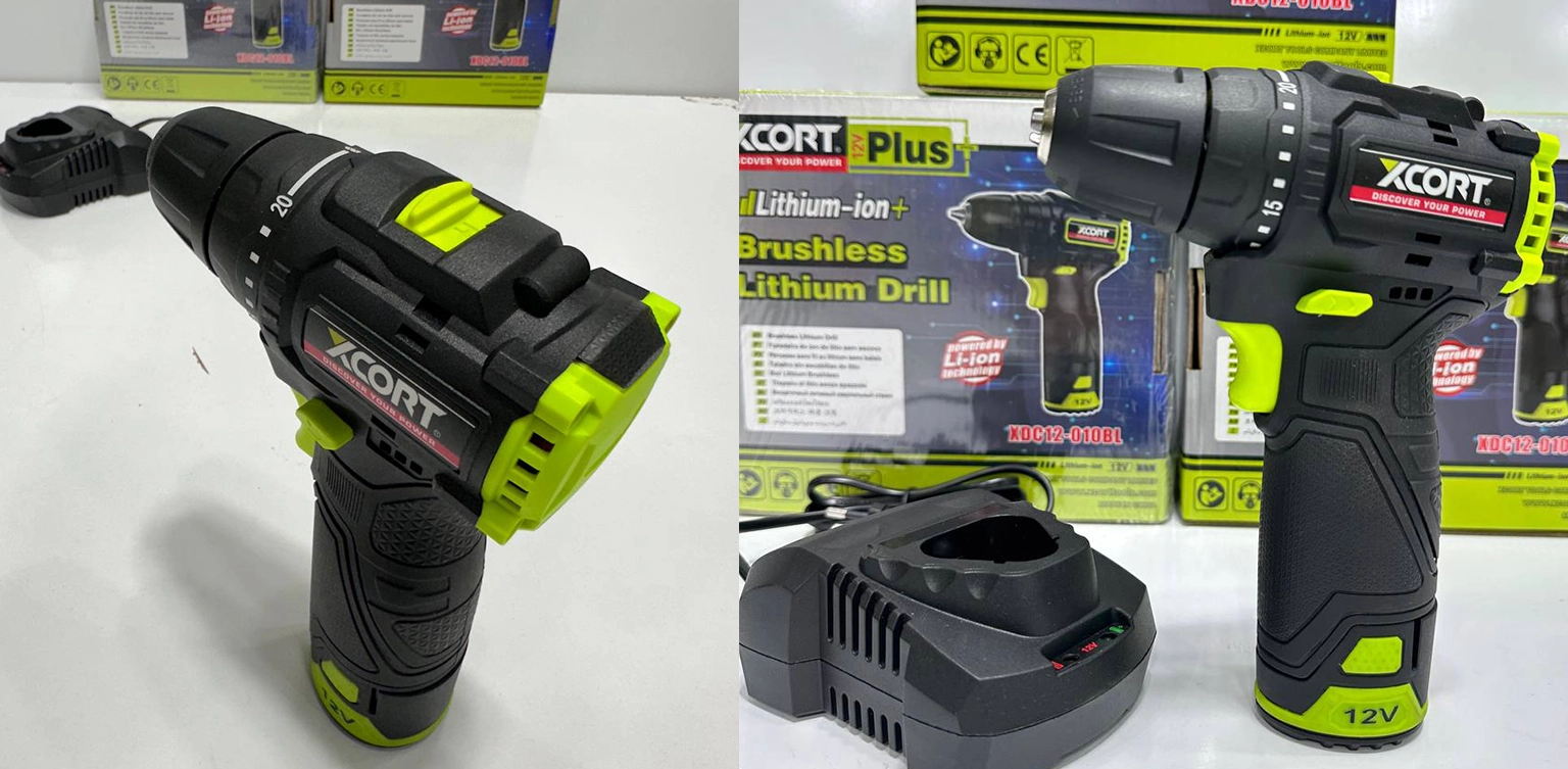 دریل شارژی 12 ولت ایکس کورت مدل XDC12-010-BL