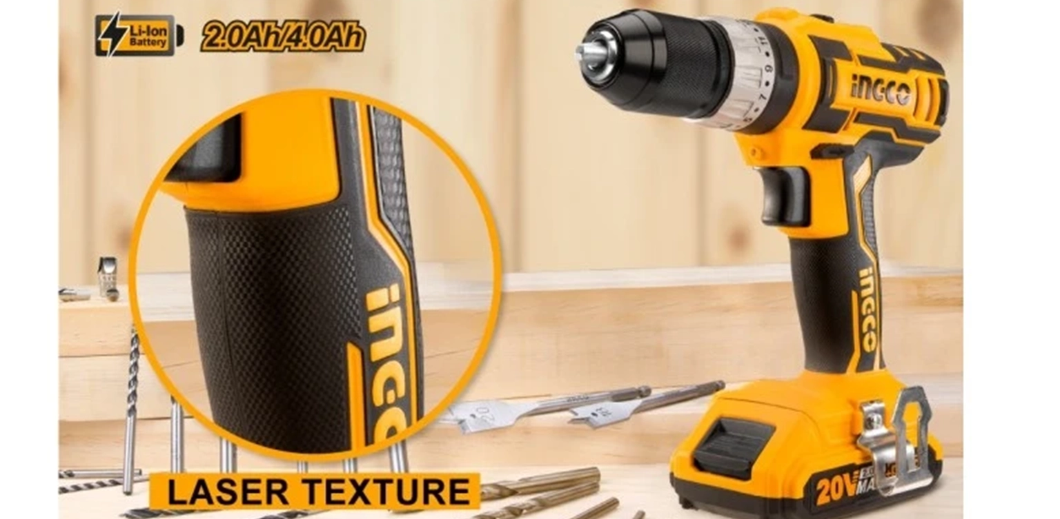 دریل شارژی 20 ولت چکشی اینکو مدل CIDLI2002