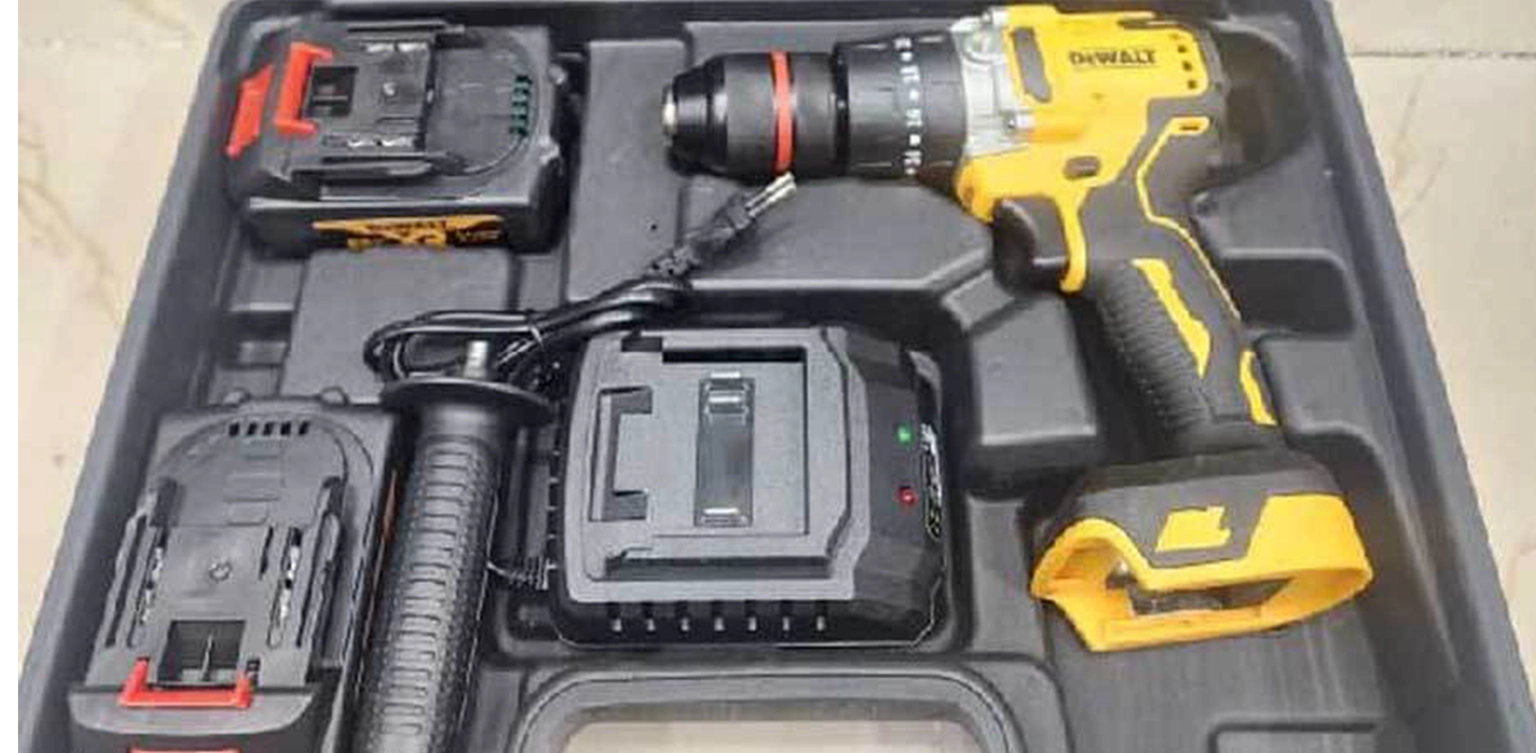 دریل شارژی دیوالت 88 ولت موتور براشلس