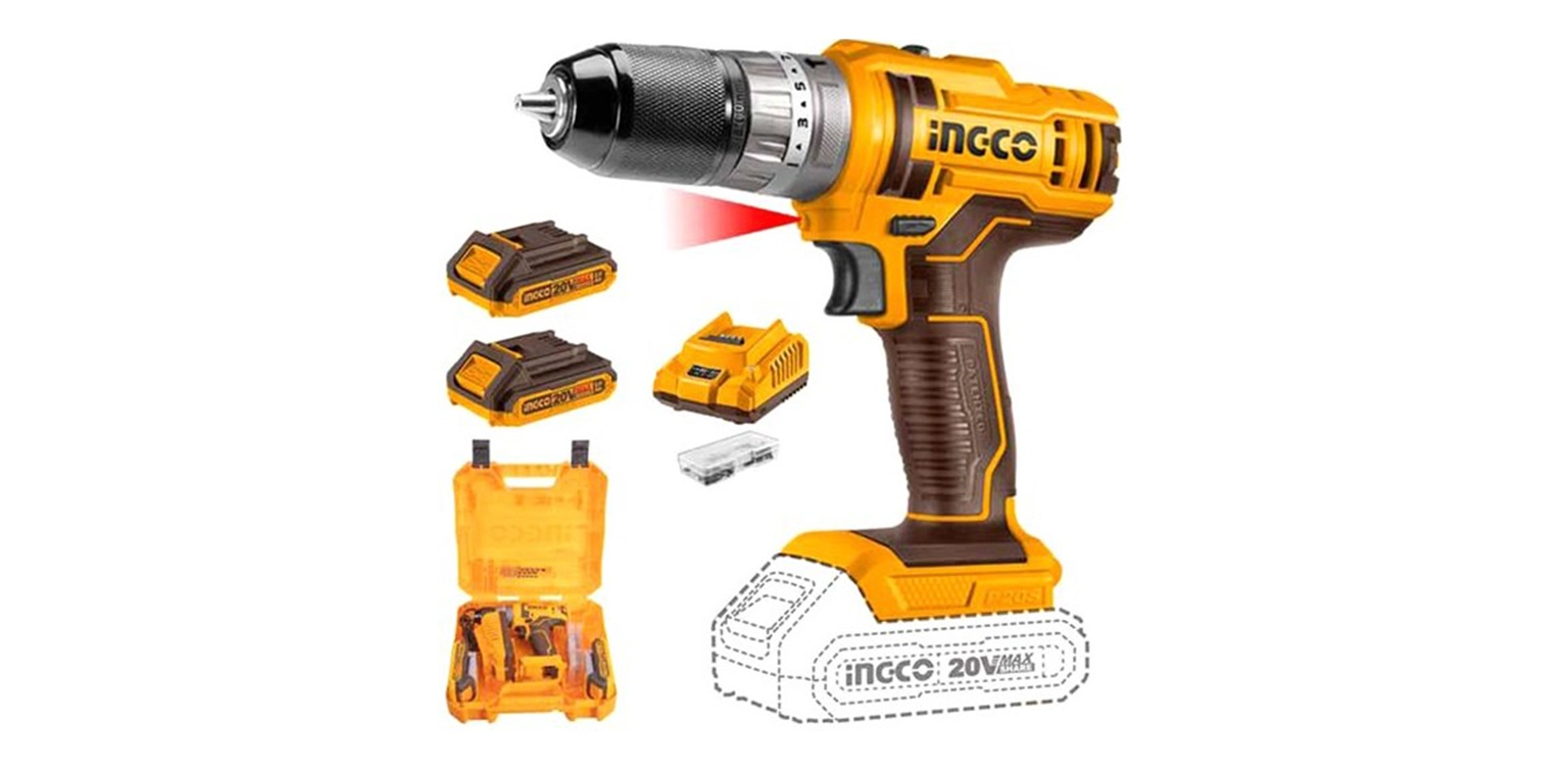 دریل شارژی 20 ولت چکشی مدل CIDLI201452