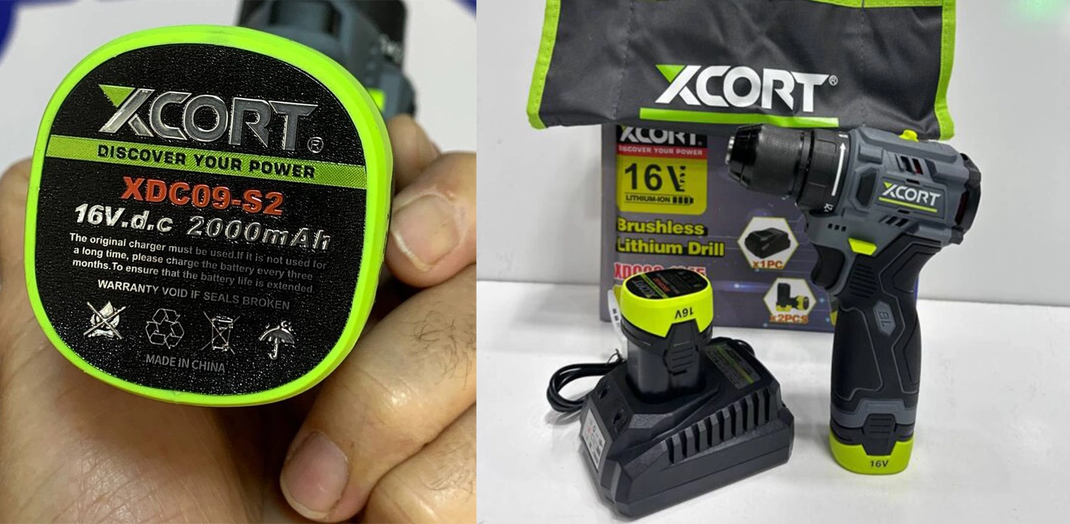 دریل شارژی 16 ولت ایکس کورت مدل XDC09-1645