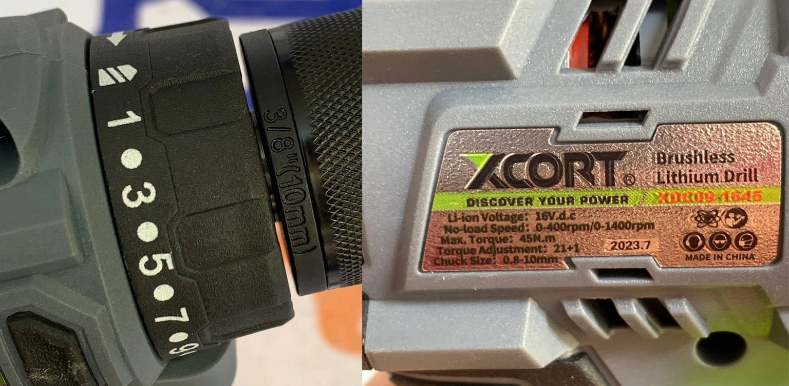 دریل شارژی 16 ولت ایکس کورت مدل XDC09-1645