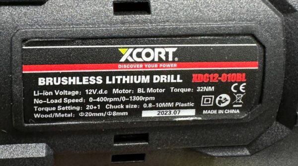 دریل شارژی 12 ولت ایکس کورت مدل XDC12-010-BL