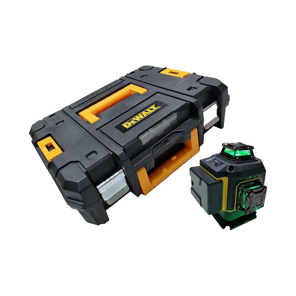 تراز لیزری دیوالت مدل 4 بعدی نور سبز کدDewalt 360- 4D 16 Lines Hard Box